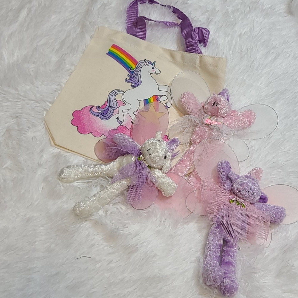 Unicorn Fairy Bundle with Lavender Handle Bag